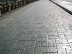 市政道路輔道-彩色透水混凝土